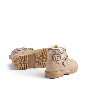 Ботинки зимние из натуральной кожи Wheat "Koon Tex Rose Dawn", розовая заря